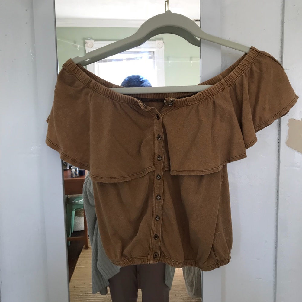 Free people off shoulder blouse